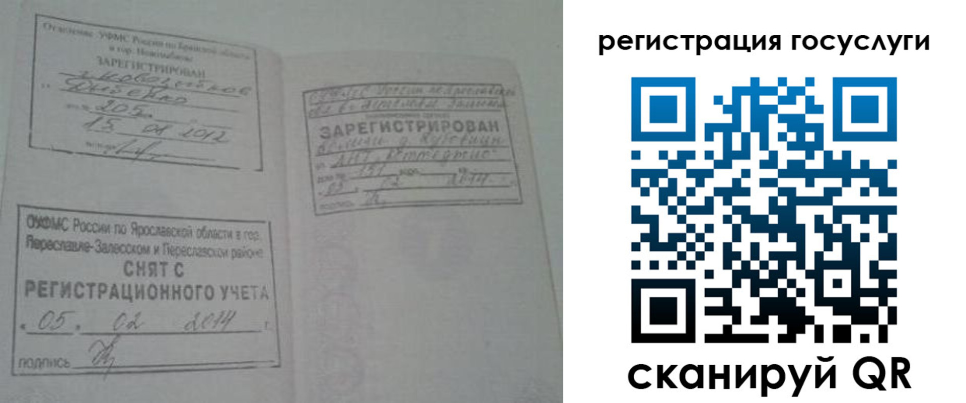 временная регистрация госуслуги в Дедовске